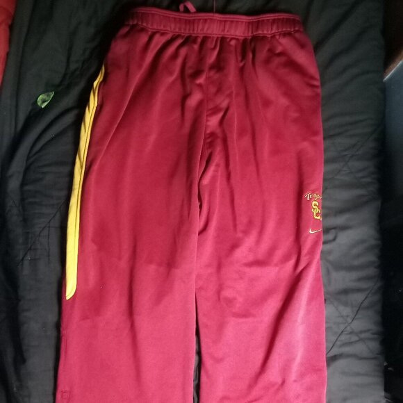Vintage Nike Dri-Fit Southern California Trojans Sweatpant Joggers Trainers - Picture 2 of 8